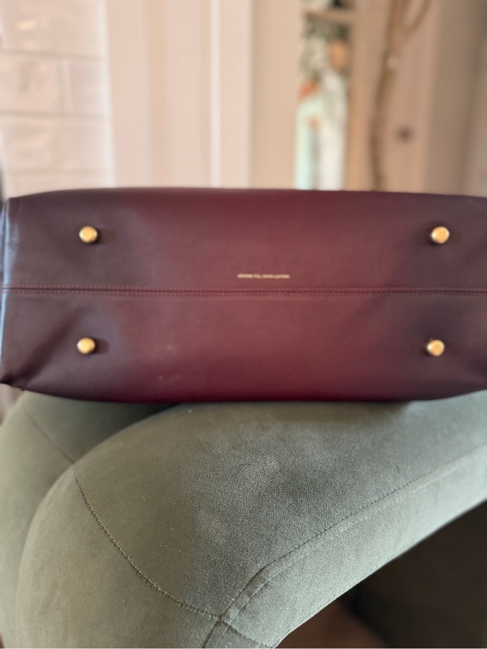 NEW COACH “Soft Empire Carryall Bag 40” MERLOT - Picture 8 of 16